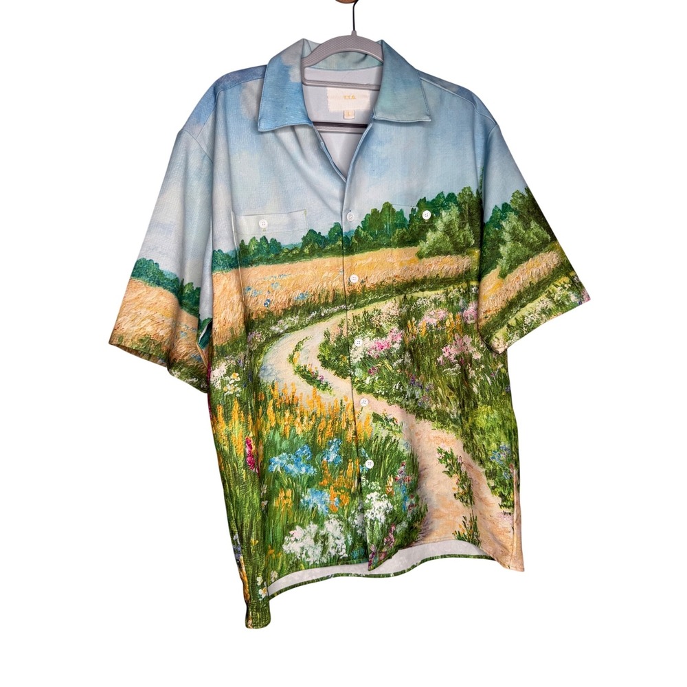 Yitai Summerfield Tencel Button-up‎ Short Sleeve